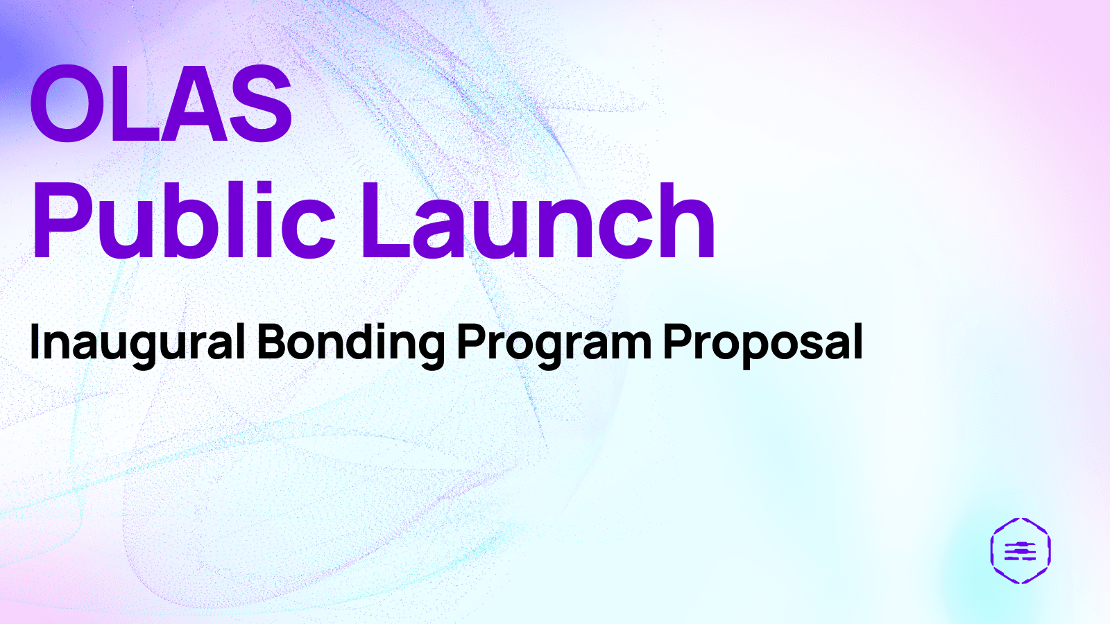 Inaugural Bonding Programme Proposal background image